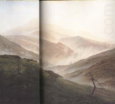 Caspar David Friedrich Mist Rising in the Riesengebirge (mk10) china oil painting image